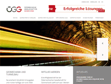 Tablet Screenshot of oegg.at