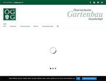 Tablet Screenshot of oegg.or.at